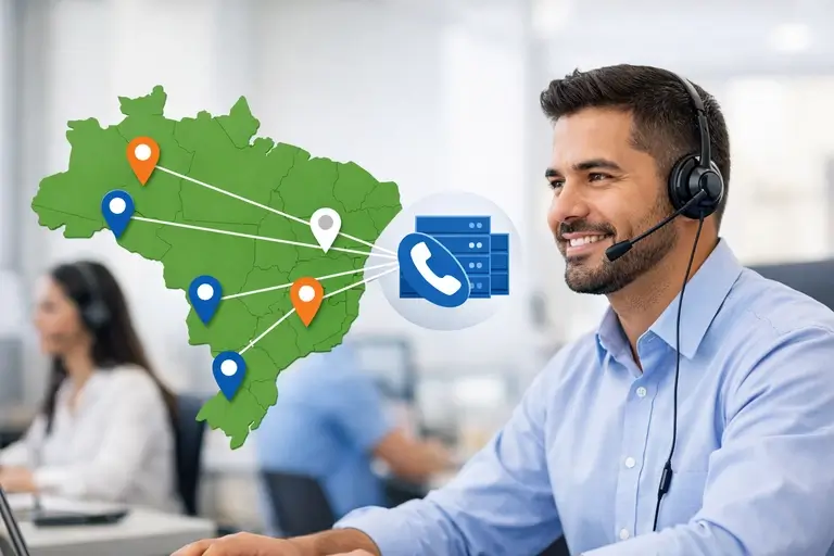 Número Fixo no FreeSWITCH em múltiplos DDDs no mapa do Brasil