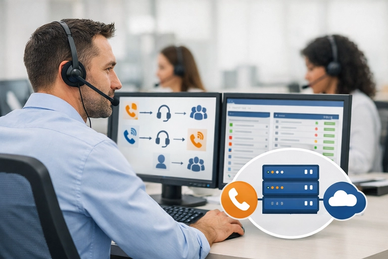 Dashboard de chamadas com SIP Trunk para Kamailio em operação corporativa