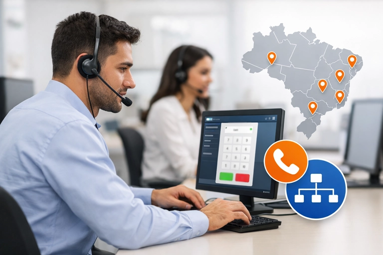 Discador corporativo com Número Fixo no Kamailio e Bina por DDD