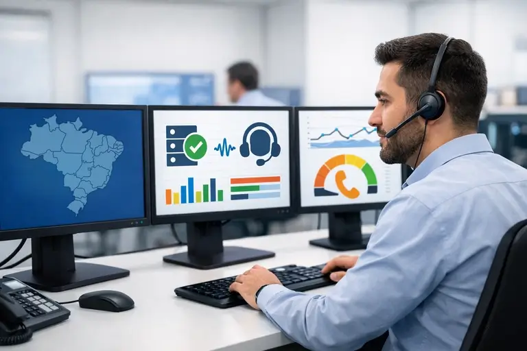 OpenSIPS para Empresas monitorado em NOC com Link de Voz para openSIPS