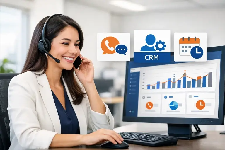 Agente de Voz atendendo cliente em painel de telefonia empresarial