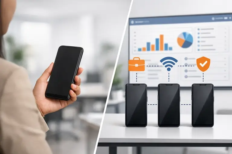 Chip Empresarial em painel de gestão de linhas móveis por CNPJ