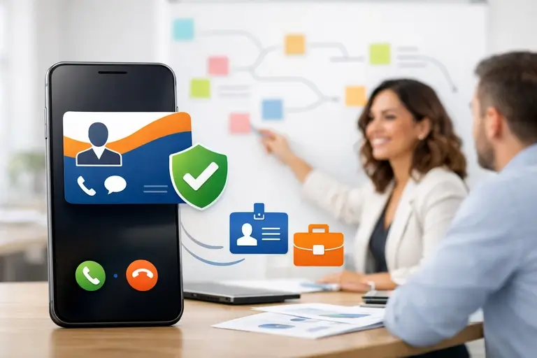 Telefonia SIP com Identificação Verificada em chamada de marca empresarial