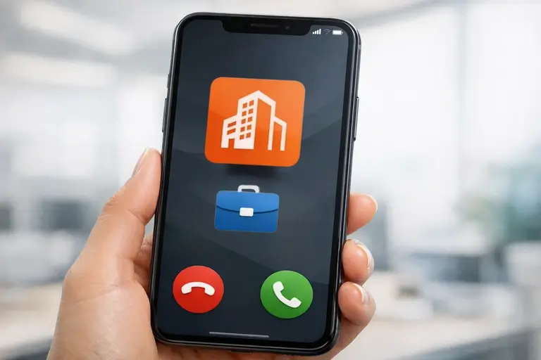 SIP Trunking com Rich Call Data em smartphone corporativo compatível
