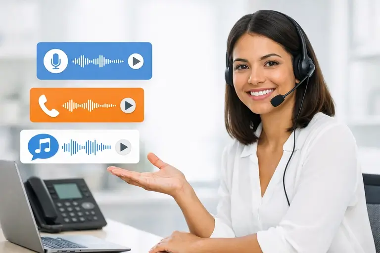 Equipe configurando Torpedo de Voz em plataforma de telefonia empresarial