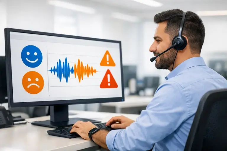 STT para Chamadas com análise de sentimento e alertas operacionais
