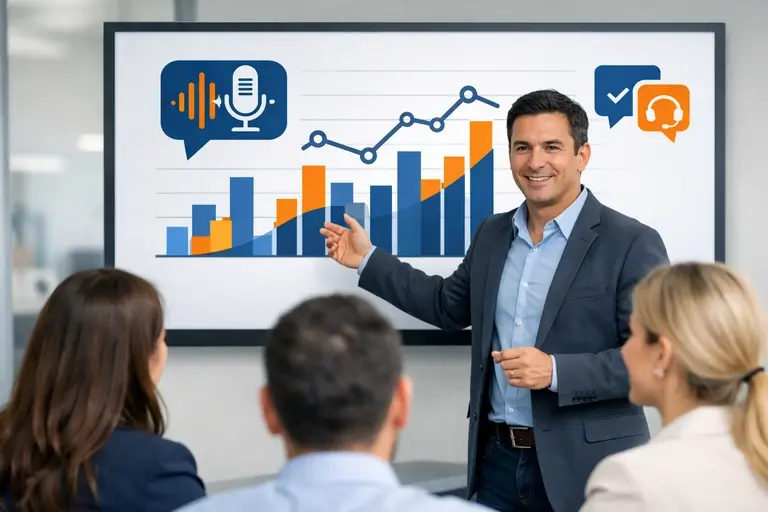 Treinamento comercial com Reconhecimento de Fala em chamadas reais