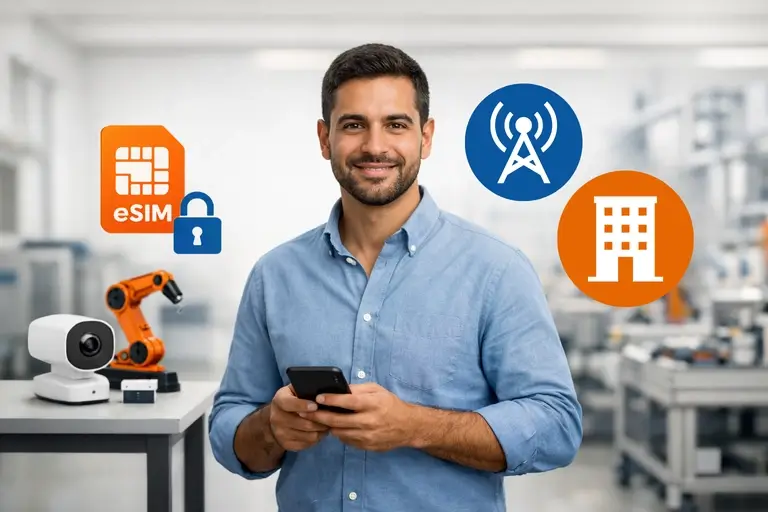 Chip Virtual para Dispositivos com APN privada e VPN corporativa