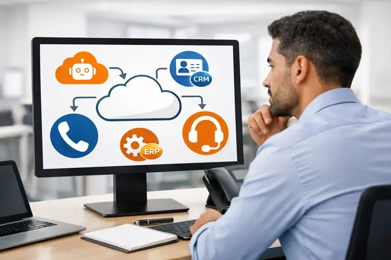 Tronco de Voz para AWS Polly integrado a URA e CRM