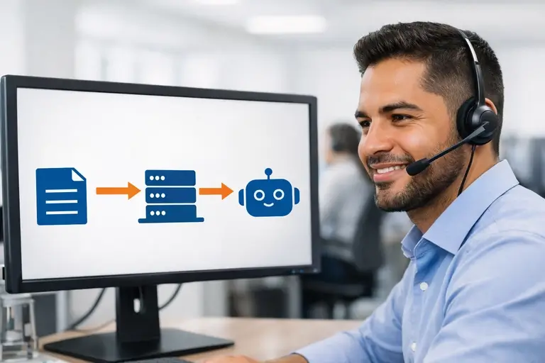 Fluxo de SIP Trunk para Amazon Polly entre cliente, URA e atendente