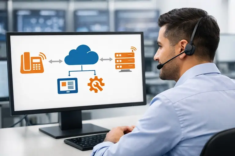Arquitetura do Link de Voz para Amazon Polly TTS com SBC e nuvem