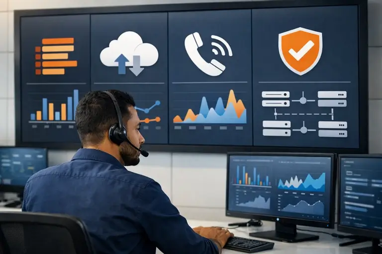 Painel de Conectividade Telefônica para AWS Polly e canais SIP