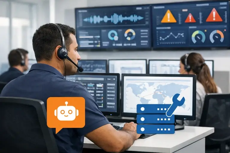 NOC monitorando Infraestrutura de Chamadas com Amazon Polly