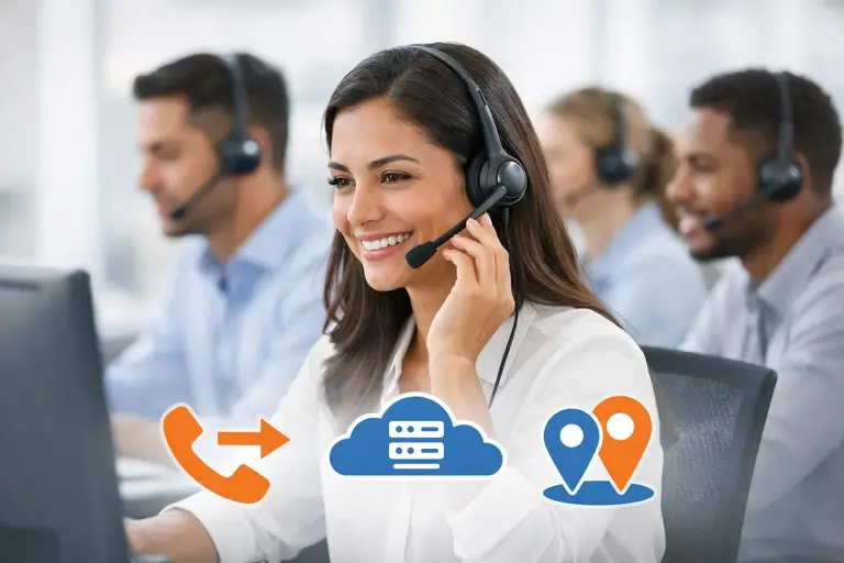 Link de Voz para Amazon Web Services com DDDs em mapa do Brasil