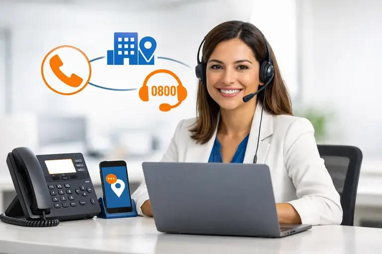 Link de Voz para Microsoft Azure com DDR, DID e atendimento 0800