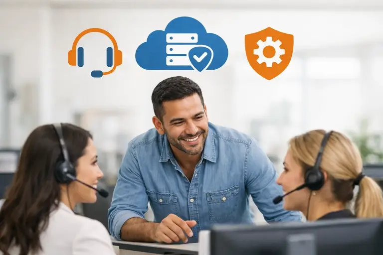 Chamadas Empresariais no Google Cloud monitoradas por equipe técnica