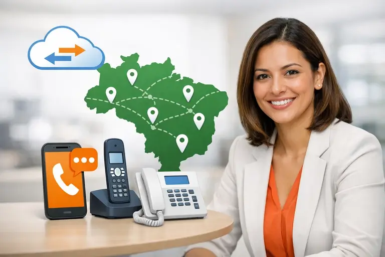 Telefonia para Google Cloud com portabilidade e DDDs do Brasil