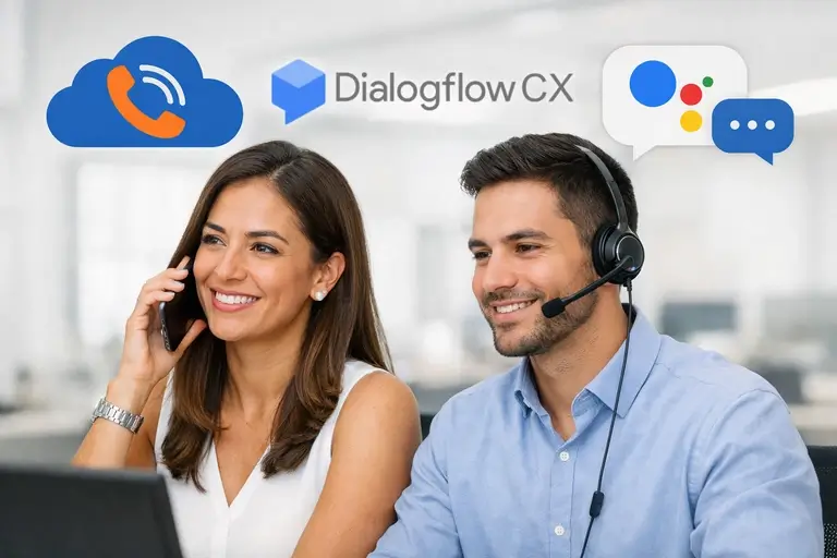 SIP Trunk para Google Dialogflow CX conectando chamadas corporativas ao Google Cloud