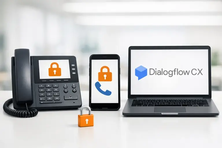 Link de Voz para Google Conversational Agents integrado à GTP e SBC gerenciado