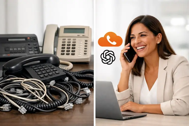 Telefonia para Agentes OpenAI integrada a PABX Virtual e contact center