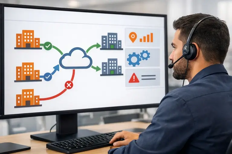 Painel de Interconexão SIP com rotas LCR e failover