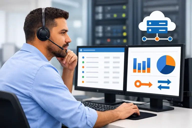 Analista avaliando CDRs de SIP Network Peering