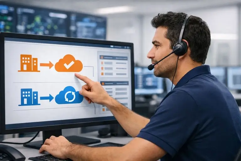 Especialista configurando SIP Peering em painel de rotas