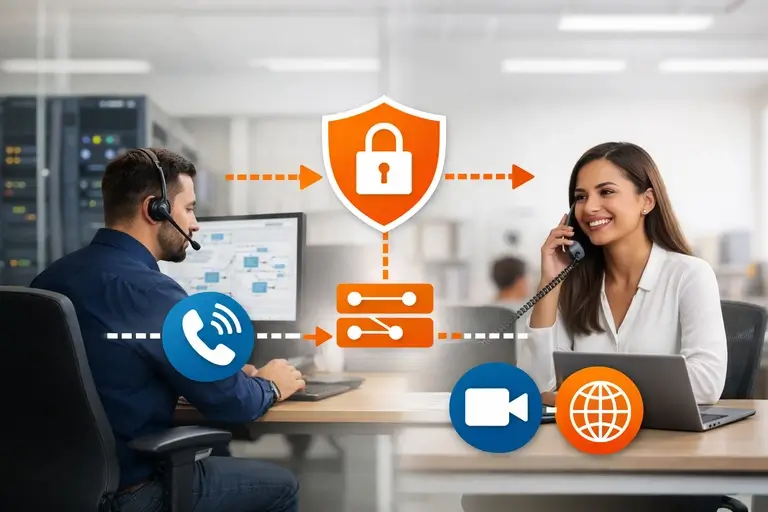 Fluxos de Interconexão SIP entre Redes entre SBCs corporativos