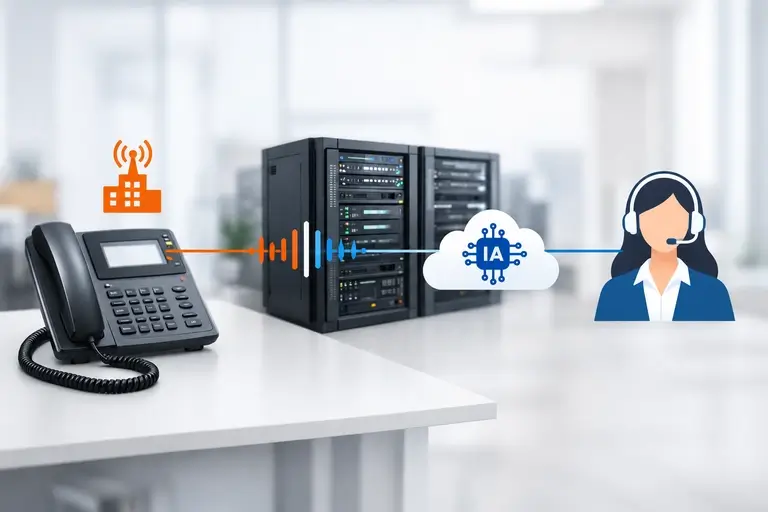 SIP Trunk para Gemini API em fluxo de chamada entre DID, gateway e agente