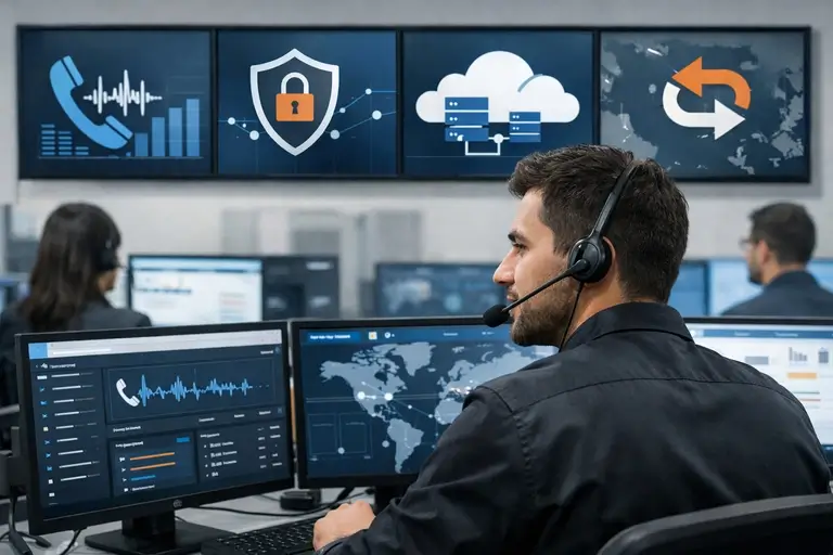 Rede de Voz Integrada ao Google Cloud TTS monitorada em tempo real
