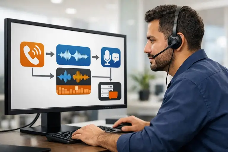 Voz em Tempo Real com NVIDIA Riva em conversão de áudio corporativo