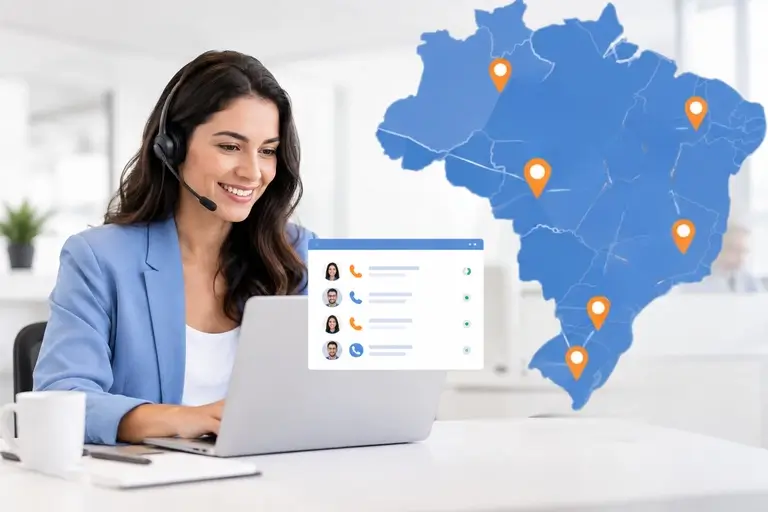Telefonia para Agendor com números locais e virtuais