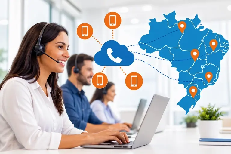 Chamadas pelo Agendor usando números corporativos