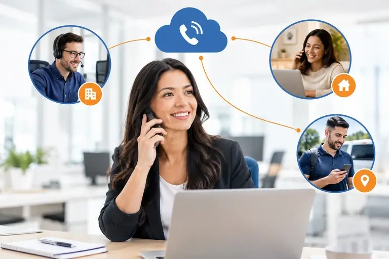 Telefonia IP com Agendor para equipe comercial híbrida