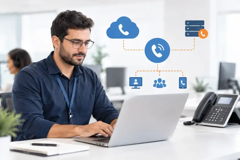 Integração SIP Bitrix24 conectando PABX virtual e estrutura existente