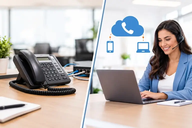 Chamadas Integradas ao Bitrix24 comparadas à telefonia tradicional