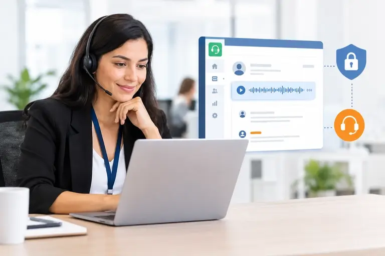 Registro de Ligações no Freshdesk apoiando auditoria e treinamento