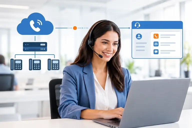 Integração SIP com Plataformas de Help Desk conectando voz e dados