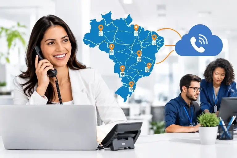 Telefonia Integrada à Gestão de Serviços com numeração nacional