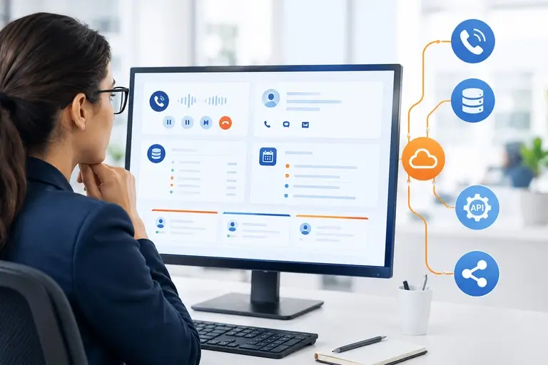 Integração de Chamadas para HelpDesk conectada por CTI, API e webhooks