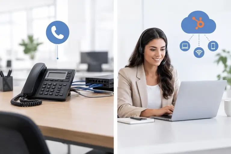 Comparação da Integração de Chamadas com HubSpot com outras telefonias
