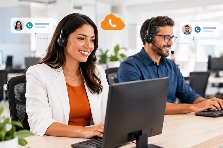 Telefonia para HubSpot com chamadas feitas e recebidas dentro do CRM