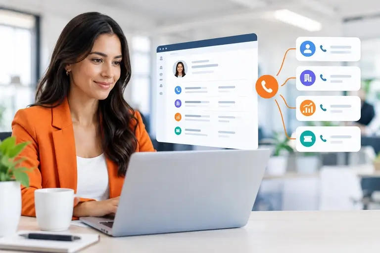 Integração de Chamadas com HubSpot registrando atividades no CRM