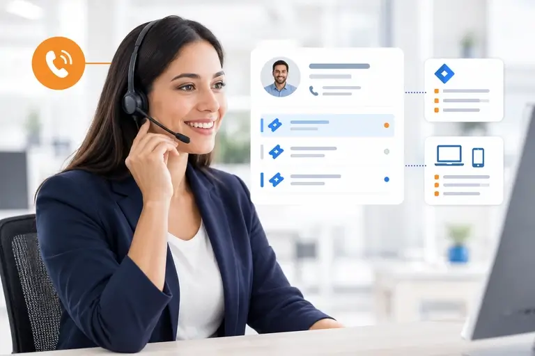 Integração de Chamadas com Jira Service Management identificando tickets