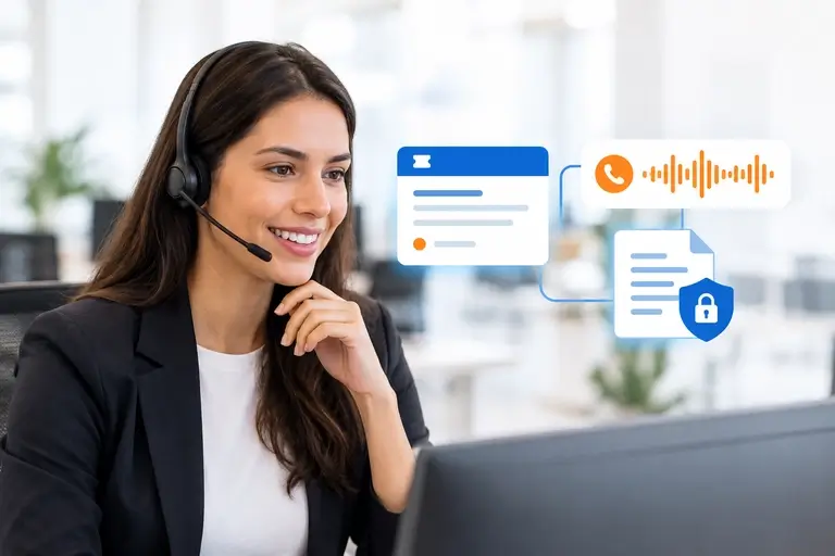 Telefonia Integrada ao Jira Service Management com gravação protegida