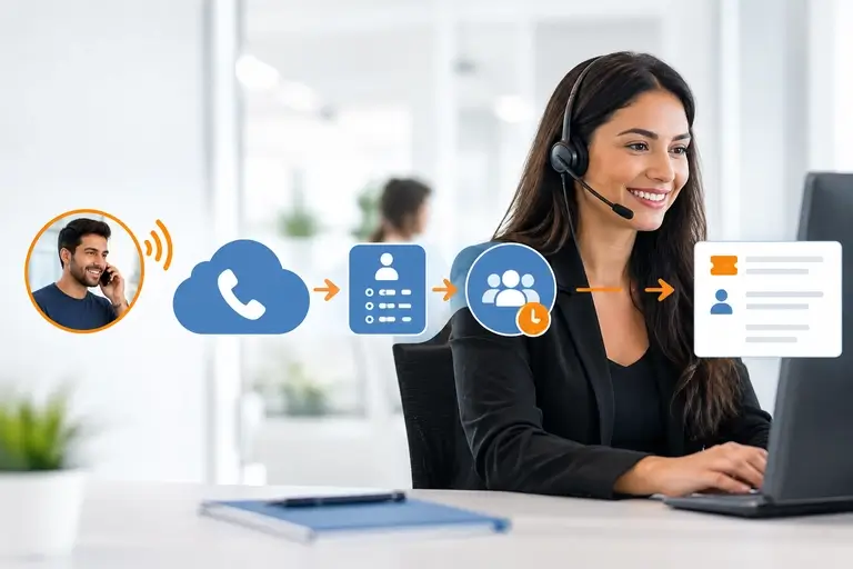 Telefonia para Jira Service Management no fluxo diário de atendimento