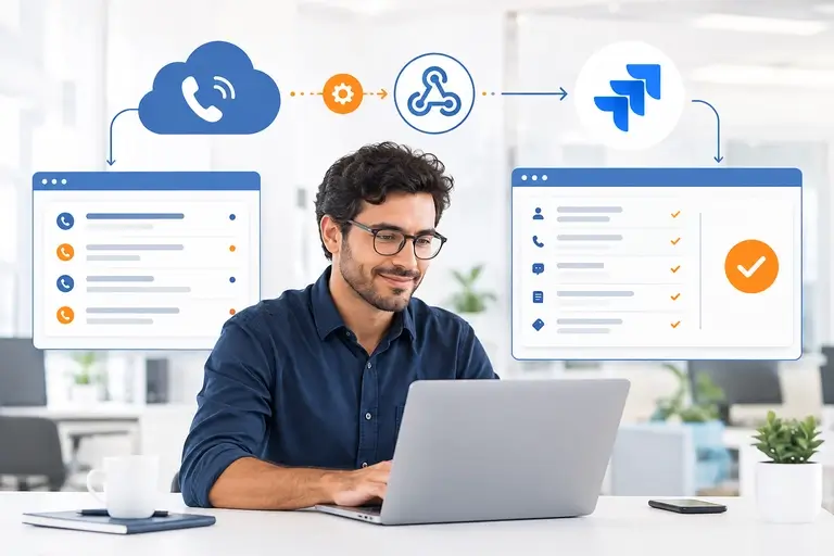 Integração de Chamadas com Jira Service Management por APIs e webhooks