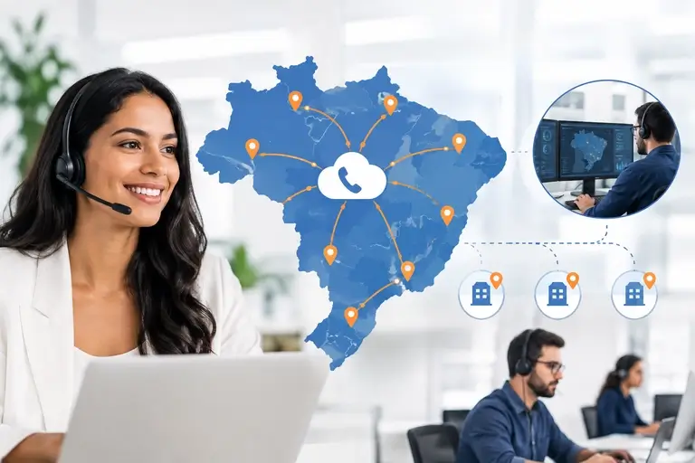 PABX Integrado ao Jira Service Management com números brasileiros