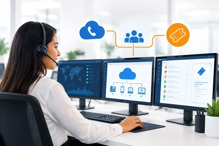 Telefonia IP com Jira Service Management em fornecedor único