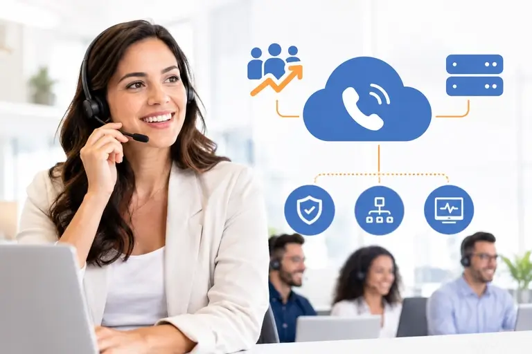 Telefonia IP para Meetime dimensionada para crescimento empresarial